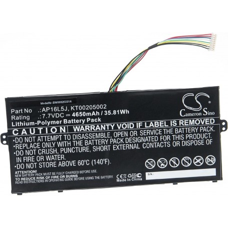 Baterija za Acer AP16L5J, KT00205002 - 4650 mAh 7.7V Li-polymer