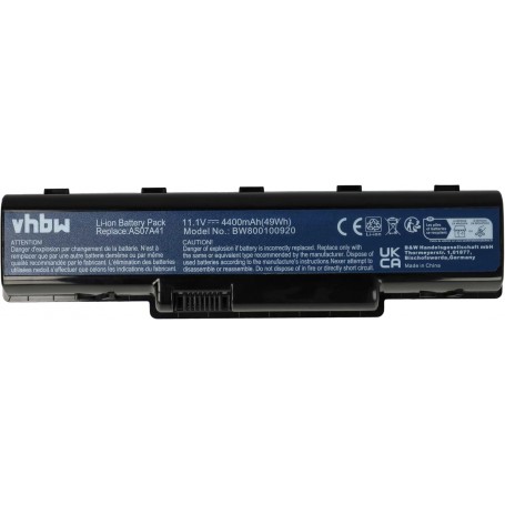 Baterija za Acer AS07A52, AS07A51, AS07A42, AS07A41, AS07A32, AS07A31 - 4400 mAh 11.1V Li-Ion