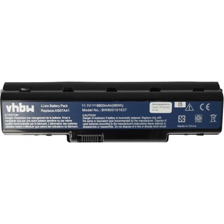 Baterija za Acer AS07A31, AS07A32, AS07A42, AS07A41, AS07A51 - 8800 mAh 11.1V Li-Ion