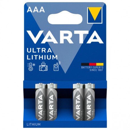 Baterija Varta AAA LR03 Ultra Lithium 1.5V (4 blister)