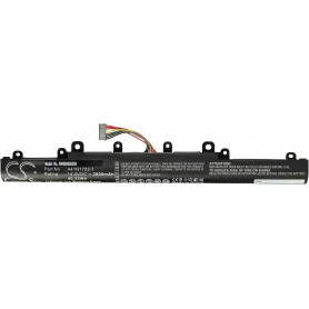 Baterija za Asus 0B110-00480100, A41lj5H, A41N1702-1 - 2800 mAh 14.4V Li-Ion