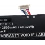 Baterija za Asus 0B200-02710000, B31Bi91, 0B200-02710100M, B31N1707 - 3500 mAh 11.52V Li-Ion