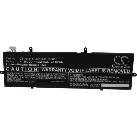Baterija za Asus 0B200-03160000, C31N1816 - 4250 mAh 11.55V Li-polymer