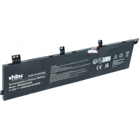 Baterija za Asus 0B200-03430000, C31N1843 - 3450 mAh 11.55V Li-polymer