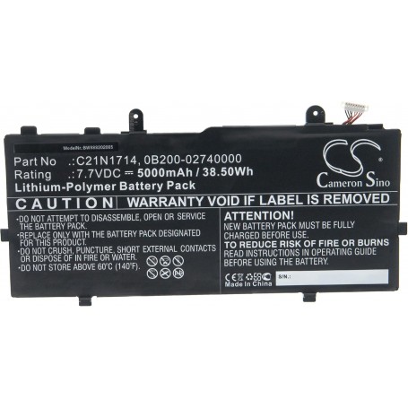 Baterija za Asus C21N1714, 0B200-02740000 - 5000 mAh 7.7V Li-polymer
