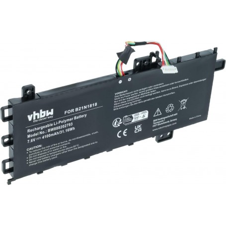 Baterija za Asus C21N1818, 0B200-03190800, 0B200-03280600 - 4100 mAh 7.6V Li-polymer