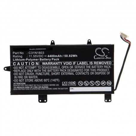 Baterija za Asus C31N1803, 0B200-02980200 - 4400 mAh 11.55V Li-polymer