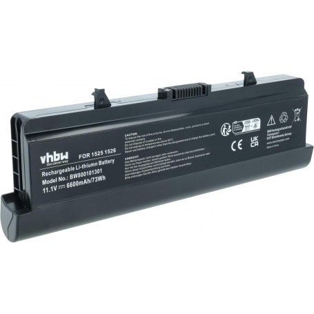 Baterija za Dell 0GW252, 312-0626, 312-0625, 312-0566, 312-0567 - 6600 mAh 11.1 V Li-Ion