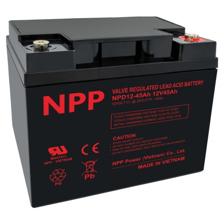 Akumulator NPD12-45Ah AGM 12V 45Ah