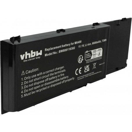 Baterija za Dell 0KR854, 0DW554, 05K145, 312-0868, 312-0747 - 6600 mAh 11.1V Li-Ion