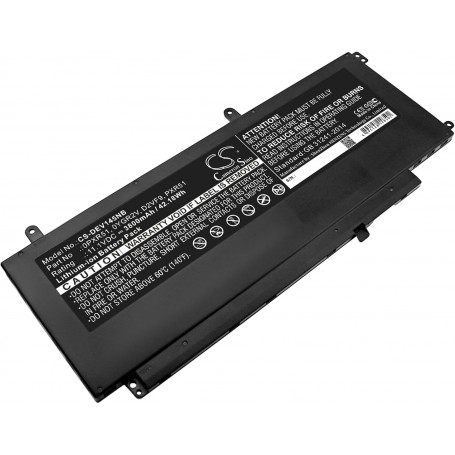 Baterija za Dell 0PXR51, PXR51, D2VF9, 0YGR2V - 3800 mAh 11.1V Li-Ion