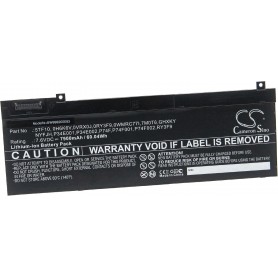 Baterija za Dell 0VRX0J, 7M0T6, GHXKY, 0WMRC77I, 5TF10, 0H6K6V, 0RY3F9 - 7900 mAh 7.6V Li-Ion