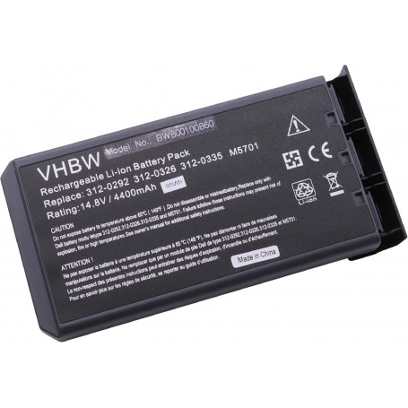 Baterija za Dell 312-0292, 312-0326, 312-0334, 312-0335 - 4400 mAh 14.8V Li-Ion
