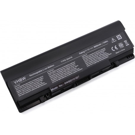 Baterija za Dell 312-0513, 312-0518, 312-0520, 312-0504 - 6600 mAh 11.1V Li-Ion