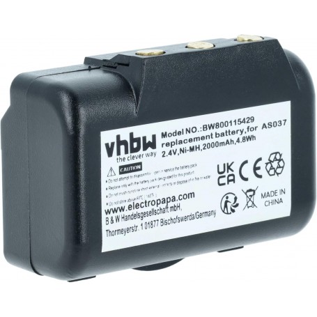 Baterija za IMET WBH04.965, AS037 Remote Control - 2000 mAh 2.4V NiMH
