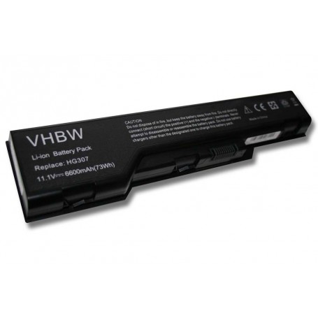Baterija za Dell 312-0680, WG317, HG307 - 6600 mAh 11.1V Li-Ion