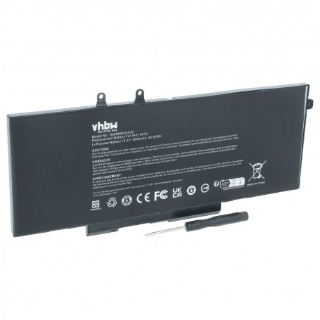 Baterija za Dell 3PCVM, YPVX3, 3HWPP - 3000 mAh 15.2V Li-polymer
