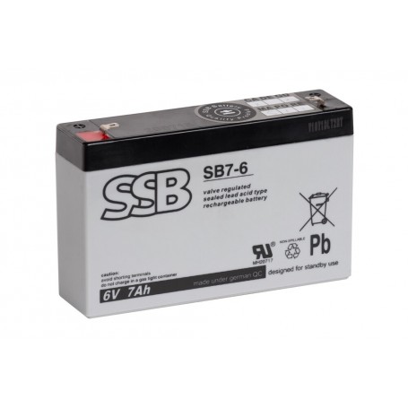 6V 7Ah AGM Akumulator SB7-6