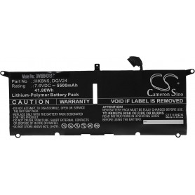 Baterija za Dell HK6N5, DGV24 - 5500 mAh 7.6 V Li-polymer