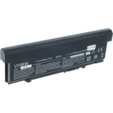 Baterija za Dell KM742, KM668, 312-0762, 312-0769, 451-10616 - 6600 mAh 11.1 V Li-Ion