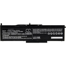 Baterija za Dell NY5PG, VG93N, WFWKK - 7500 mAh 11.4 V Li-polymer