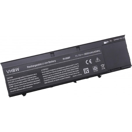 Baterija za Dell RV8MP, KJ321, H6T9R, 1H52F, 1NP0F, 9G8JN, 37HGH - 3600 mAh 11.1 V Li-Ion