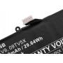 Baterija za Dell T02H001, T02H, 0V55D0, 09TV5X, 07VKV9, 9TV5X, 7VKV9 - 3900 mAh 7.6 V Li-polymer