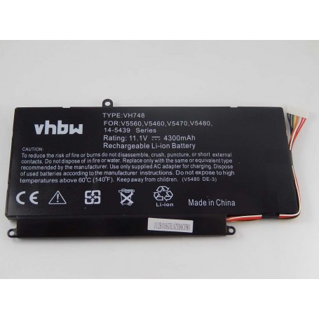 Baterija za Dell VH748, DXR10 - 4300 mAh 11.1 V Li-Ion