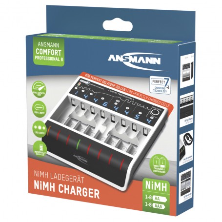 Polnilnik Ansmann Comfort Professional 8