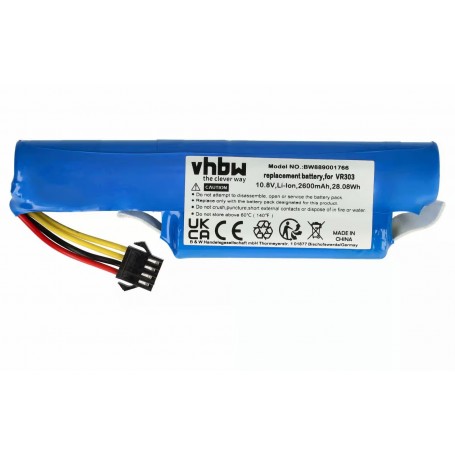 Baterija za Vileda VR 201 PetPro, VR 303 etc. 2600mAh, 10.8V, Li-Ion