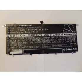 Baterija za HP 734746-221, HSTNN-DB5Q, 734998-001, 734746-421 - 6750 mAh 7.5 V Li-polymer