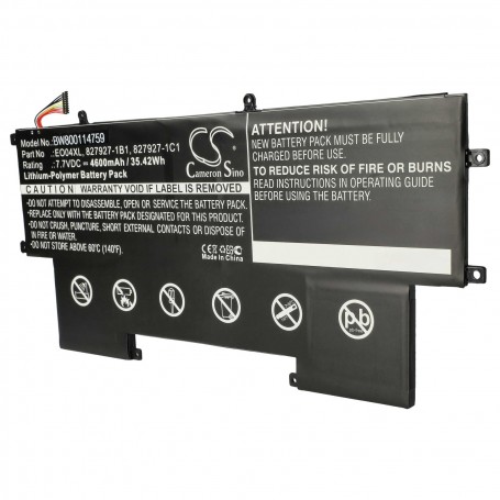 Baterija za HP 827927-1C1, 828226-005, 827927-1B1, E004XL - 4600 mAh 7.7 V Li-polymer