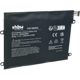 Baterija za HP 859517-855, 859470-1B1, SW02XL, HSTNN-IB7N - 4200 mAh 7.4 V Li-polymer