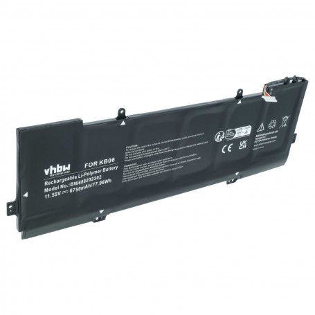 Baterija za HP 901307-2C1, 902499-855, 902401-2C1, HSTNN-DB7R - 6750 mAh 11.55 V Li-polymer