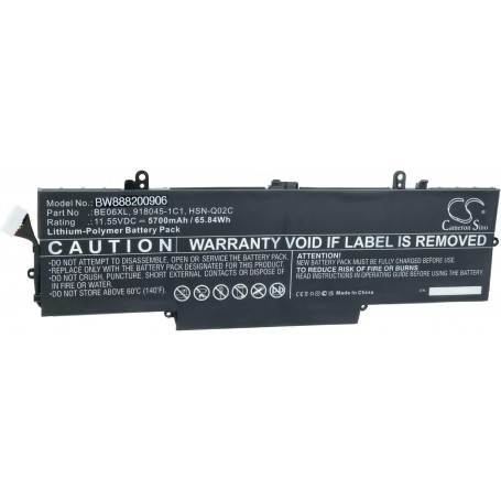 Baterija za HP 918045-2C1, 918045-271, 918045-1C1 - 5700 mAh 11.55 V Li-polymer