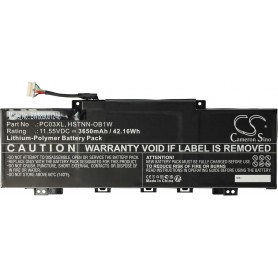 Baterija za HP HSTNN-0B1W, HSTNN-OB1W, M24421-271, M24421-2C1 - 3650 mAh 11.55 V Li-polymer