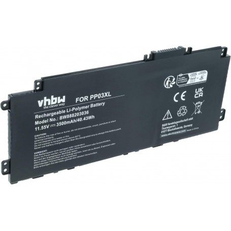 Baterija za HP HSTNN-DB9X, L83388-421, HSTNN-OB1P, HSTNN-LB8S - 3500 mAh 11.55 V Li-polymer