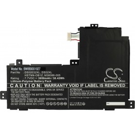 Baterija za  HP M38086-005, HSTNN-OB1Z, DS02XL, DS02032XL - 3950 mAh 7.7 V Li-polymer