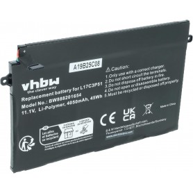 Baterija za Lenovo 01AV445, 5B10W13887, 01AV447, 01AV446, 01AV448 - 4050 mAh 11.1 V Li-polymer