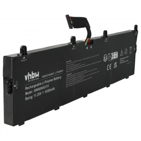 Baterija za Lenovo 01AV497, 01AV498, 5B10W13903, 931QA100H - 9300 mAh 11.25 V Li-polymer