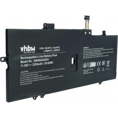 Baterija za Lenovo 02DL005, L18C4P72, L18L4P72, 5B10W13931 - 3250 mAh 11.36 V Li-polymer