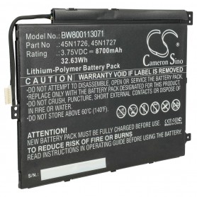 Baterija za Lenovo 1ICP4/82/114-2, 45N1726, 1ICP4/83/113 - 8700 mAh 3.75 V Li-polymer
