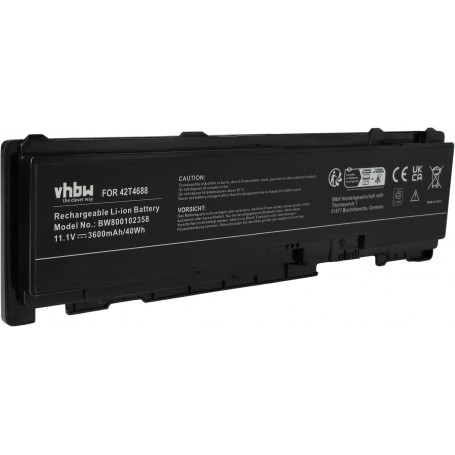 Baterija za Lenovo 42T4690, 42T4691, 42T4688, 42T4689, 42T4832 - 3600 mAh 11.1 V Li-Ion