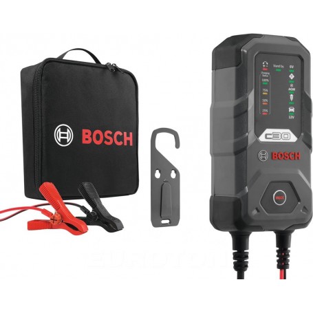 BOSCH POLNILEC AKUMULATORJEV POLNILNIK BATERIJ / SVINČEVIH AKUMULATORJEV C30