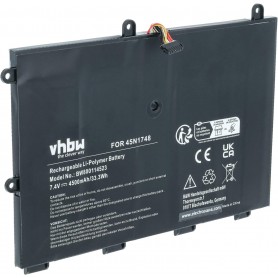Baterija za Lenovo 45N1750, 45N1751, 45N1749, 45N175, 45N1748 - 4500 mAh 7.4 V Li-polymer
