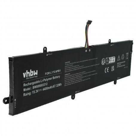 Baterija za Lenovo 5B10P35084, 5B10P35083, 5B10P35082, L17C4PB1 - 4400 mAh 15.3 V Li-polymer