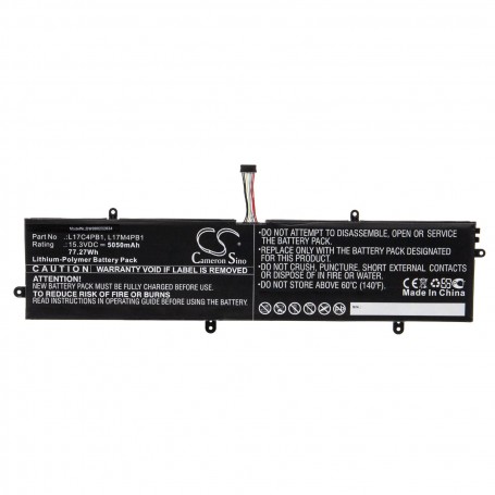 Baterija za Lenovo 5B10P35084, 5B10P35083, 5B10P35082, L17C4PB1 - 5050 mAh 15.3 V Li-polymer