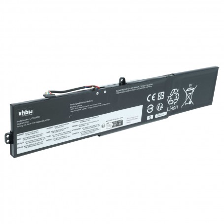 Baterija za Lenovo 5B10Q71252, 5B10Q71251, 5B10W67266, 5B10Q71254 - 3900 mAh 11.34 V Li-polymer