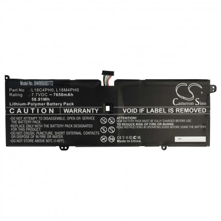 Baterija za Lenovo 5B10T11585, 5B10T11586, 5B10T11686, 5B10W67180 - 7650 mAh 7.7 V Li-polymer