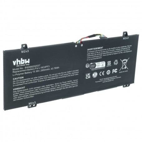 Baterija za Lenovo 5B10W67217, 5B10T09081, 5B10W67194, 5B10T09079 - 2850 mAh 15.36 V Li-polymer